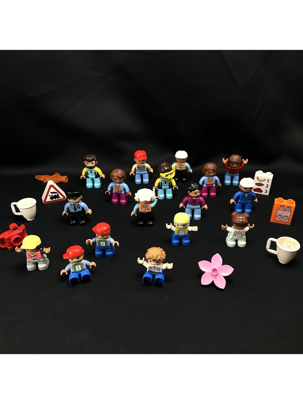 Lego Duplo Lot of Figures People & Accessories Police, Construction, Kids & More